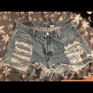 Levi’s High Waisted Shorts